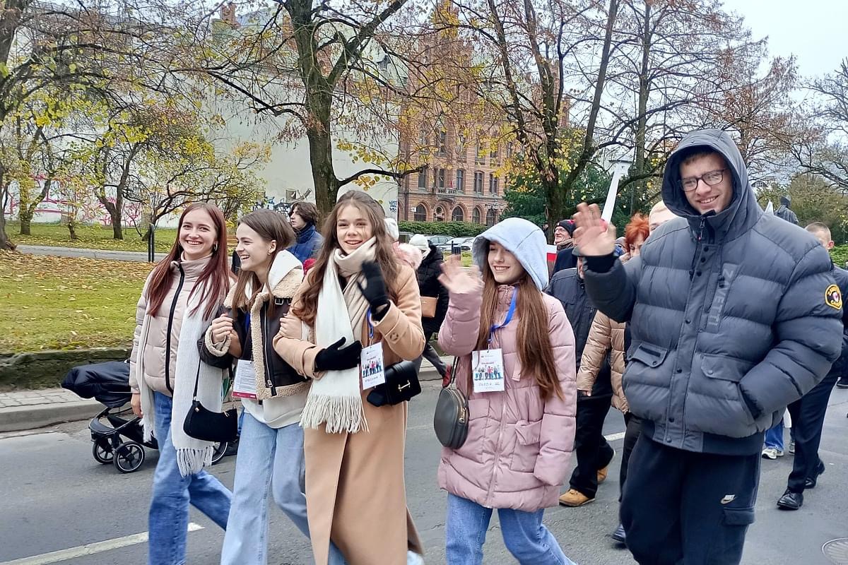 Марш до Дня незалежності Польщі в місті Кошалін